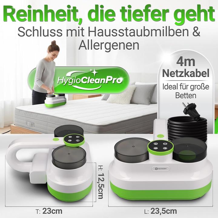 Produktbild Heimwert Milbensauger für Matratzen & Polster mit UV-C Licht