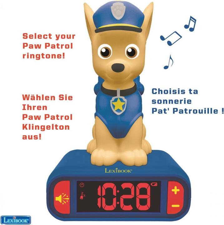 Produktbild Lexibook Paw Patrol 3D Wecker