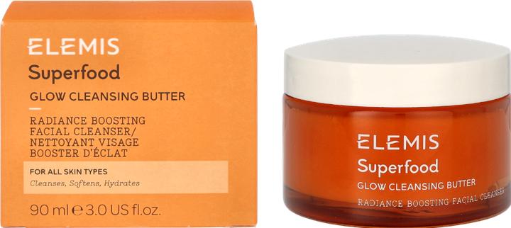 Actual product image Elemis Superfood AHA Glow Cleansing Butter (Facial cleansing wipes, 90 ml)