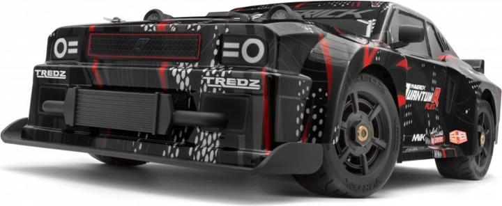 Maverick QuantumR Flux 4S 1/8 4WD Muscle Car - Black/Red (RTR pronto all'uso)