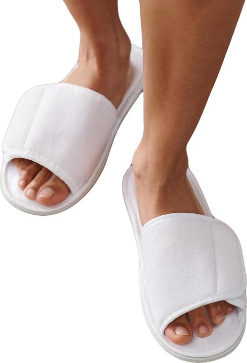Actual product image Towel City Unisex Adult Open Toe Slippers (40)