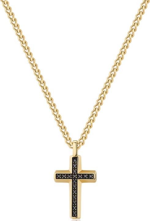 Image du produit Brosway Backliner BBC02 Collier Croix plaqué or