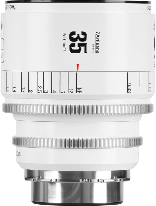 Produktbild 7artisans 35T21W-PL INF 35mm T2.1 INFINTE PL Mount (White) (Arri PL, L-Mount, Vollformat)