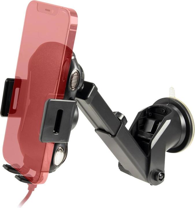 Produktbild Intertech Inter-Tech MTH-100 Aktive Halterung Handy/Smartphone Schwarz