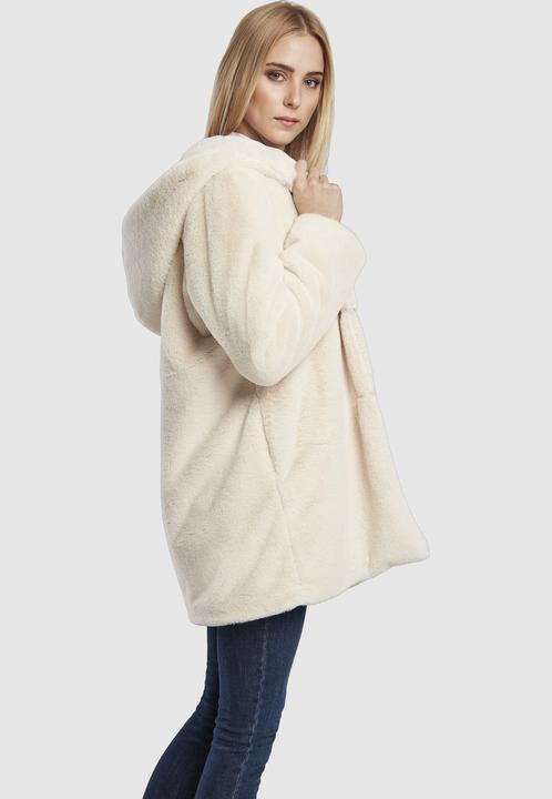 Produktbild Urban Classics Ladies Hooded Teddy Coat (5XL)