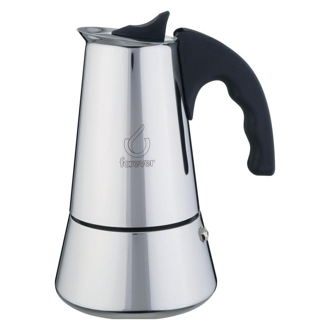 Forever Argento Signorina Conny, Caffettiera Moka,