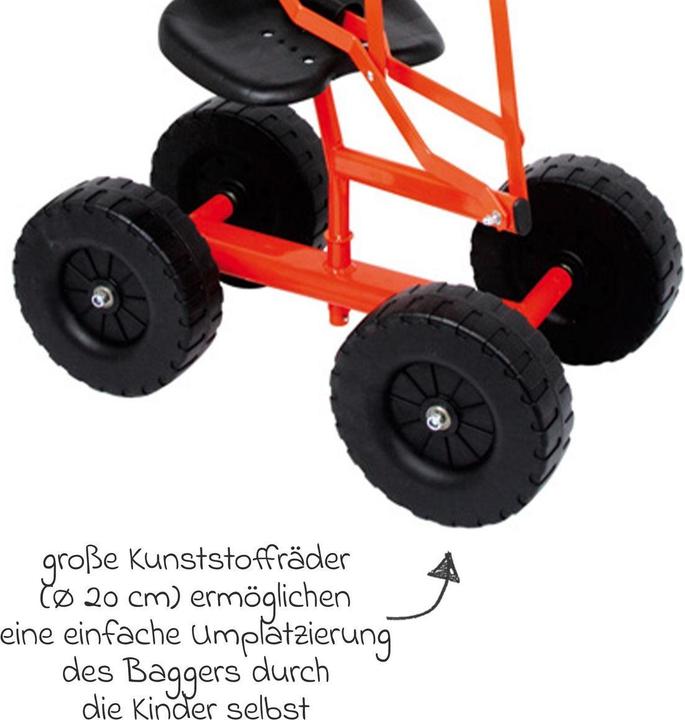 Actual product image small foot Excavator with wheels