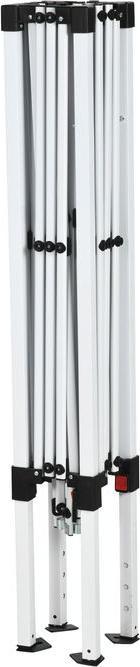 Produktbild Swisshandel24 Faltpavillon wasserdicht, 2,4x2,4m, UV 50+, höhenverstellbar, mit Abspannseilen, Erdnägeln, Seitenwa (240 cm, 240 cm)