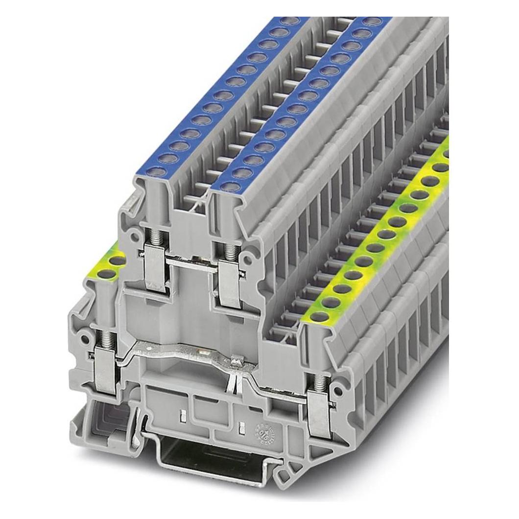 Phoenix Contact Durchgangsreihenklemme UTTB 2,5-PE/N Grau 50 St., Elektronikkabel + Stecker, Grau