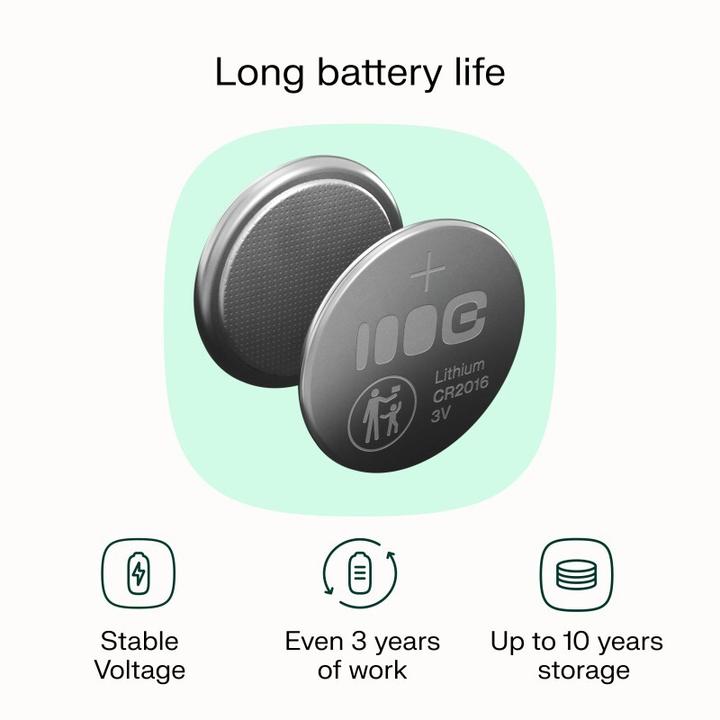Actual product image GreenCell Charger Green cell Baterijas Green Cell Blister 5x Lithium Battery CR2016 (5 pcs., CR2016, 80 mAh)