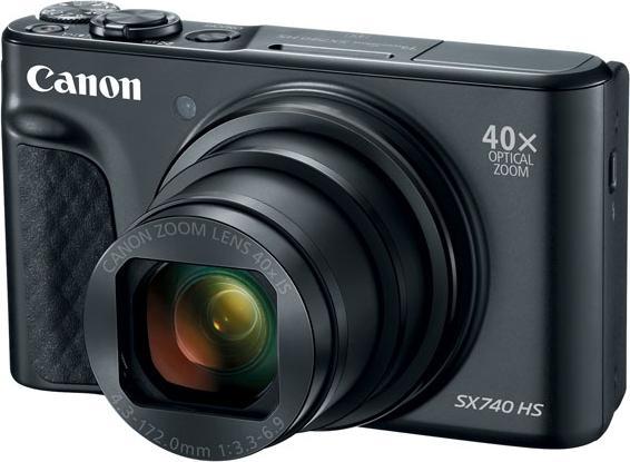 Produktbild Canon PowerShot SX740 HS 20.3-Megapixel Digital Camera 2955C001 Black (4.3 - 172 mm, 20.30 Mpx)