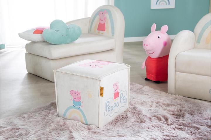Actual product image Roba Children's stool in cube shape Peppa Pig (Child seating group)