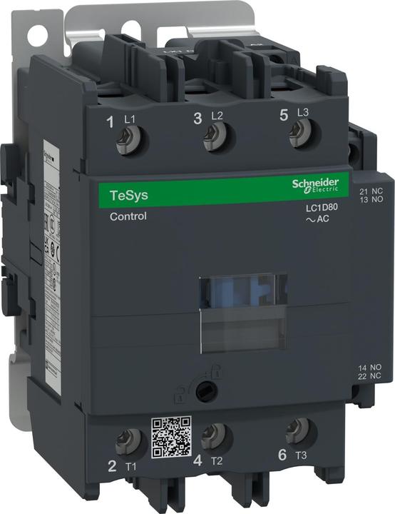 Produktbild Schneider Electric Leistungsschütz, 3p+1S+1Ö, LC1D80T6