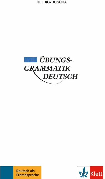 Produktbild Übungsgrammatik Deutsch (Deutsch, Gerhard Helbig, Joachim Buscha, 2013)