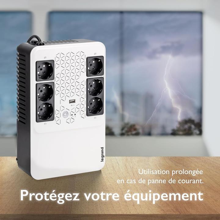 Image du produit Legrand UPS Keor Multiplug 600 AVR 4 + 2 FR 310083 (360 W)