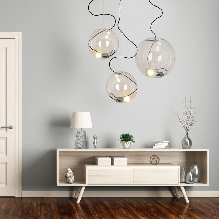 Image du produit s.luce Sphere Lampe de galerie Boule de verre 5m de suspension (E27)