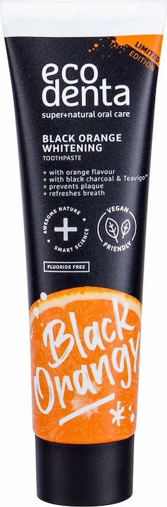 Produktbild Ecodenta Toothpaste Black Orange Whitening Zubni Pasta Pro Dokonale Bile Zuby S Pomerancovou Prichuti (100 ml)
