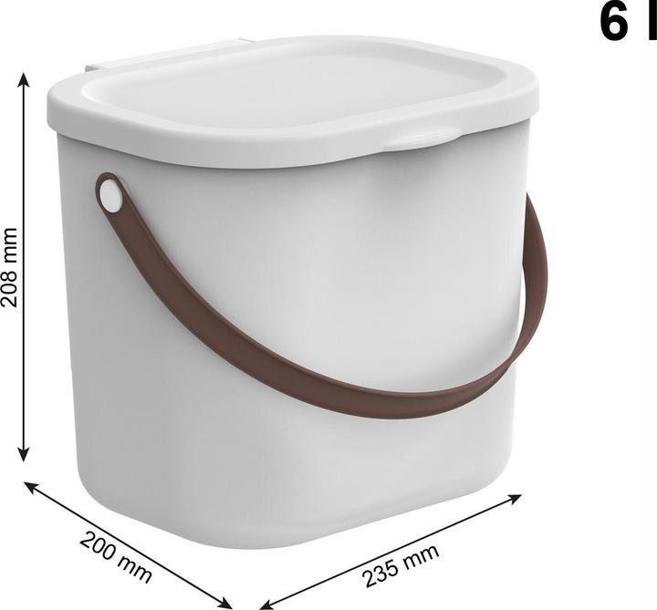 Produktbild Rotho Babydesign Windeleimer YUMA 6 l Mistletoe White