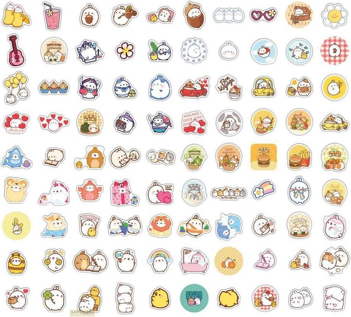 Immagine prodotto Sakami Molang Sticker Pack Sweet Moments (90 Adesivo)