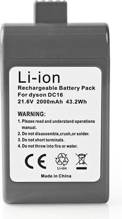 Image du produit Nedis Batterie d'aspirateur