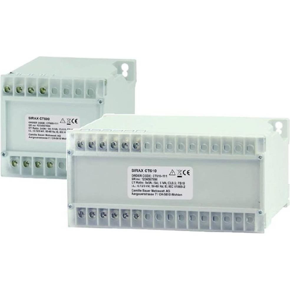 Camille Bauer, Convertitore di tensione, CT 610 Modulo trasformatore di corrente Corrente primaria 5A Corrente secondaria 5A Montaggio su