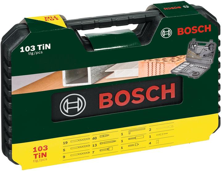 Actual product image Bosch Home & Garden Drill and bit assortment TiN (3 mm, 4 mm, 5 mm, 6 mm, 7 mm, 8 mm, 10 mm)