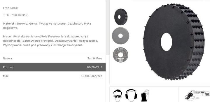 Immagine prodotto Tarpol 90 × 20 × 22,2 mm Mola angolare Frez Tarnik T-40 (TT40)