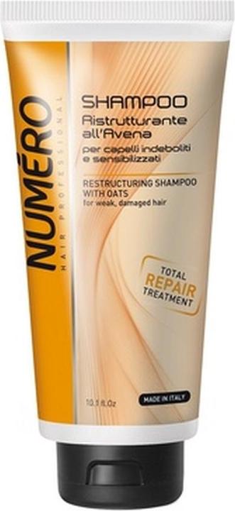 Produktbild Numero - Restructuring Shampoo With Oats Restructuring Shampoo From Oats 300Ml (300 ml, Flüssiges Shampoo)