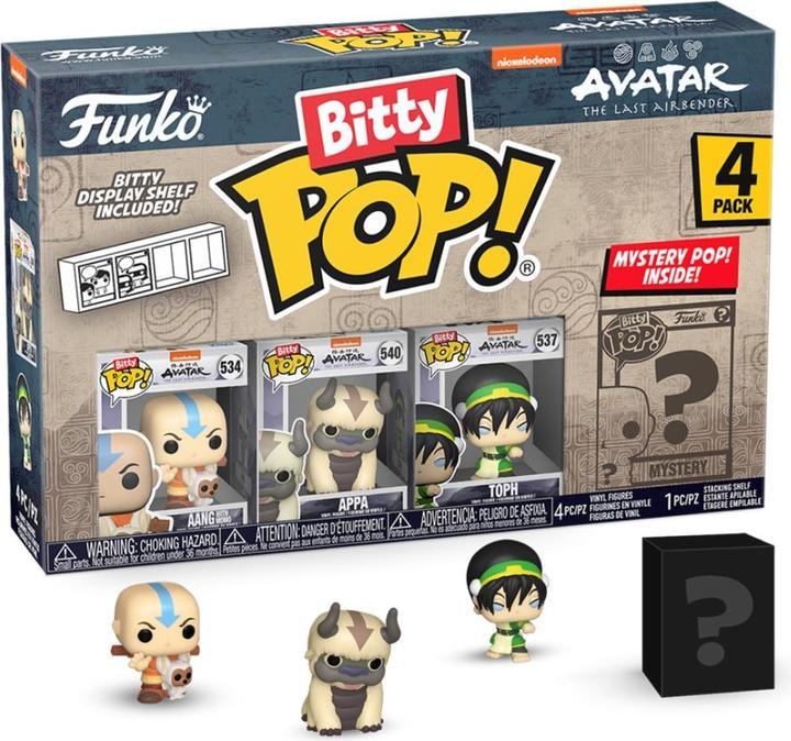 Actual product image Funko Blister Bitty POP Avatar The Last Airbender Aang