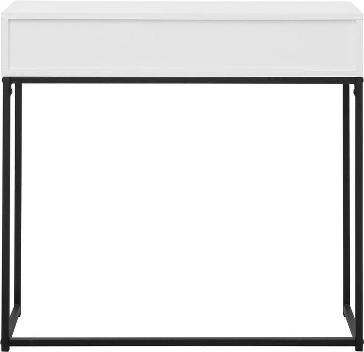 Actual product image HTI-Living Konsolentisch Cedrik 80 cm mit Schublade Weiss-Schwarz (80 x 28 x 76.50 cm)