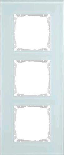 Actual product image EGB V55251398 V55 glass frame 3gang mint