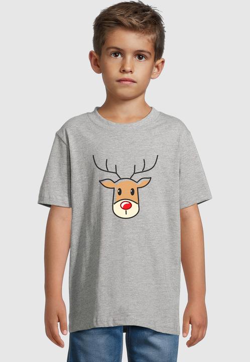 Produktbild Merchcode Kids Christmas Cute Deer Tee - 181827 (134, 140)