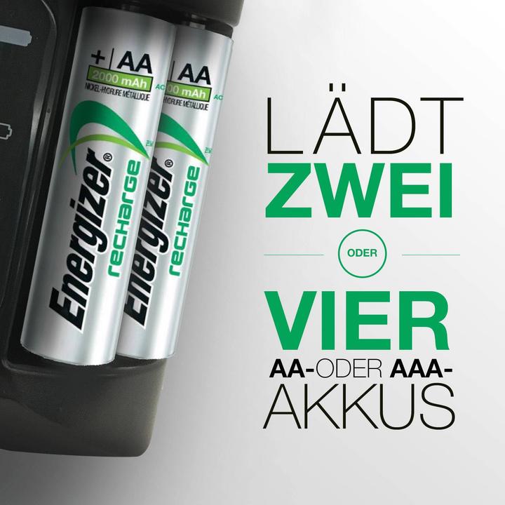 Immagine prodotto Energizer Ricarica Pro (4 pz., AA, 2000 mAh, Batteria + Caricabatterie)