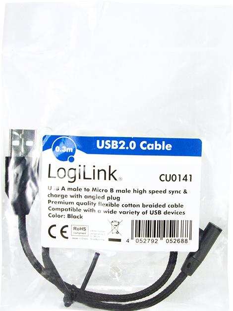 Produktbild LogiLink CU0141 (0.30 m, USB 2.0)