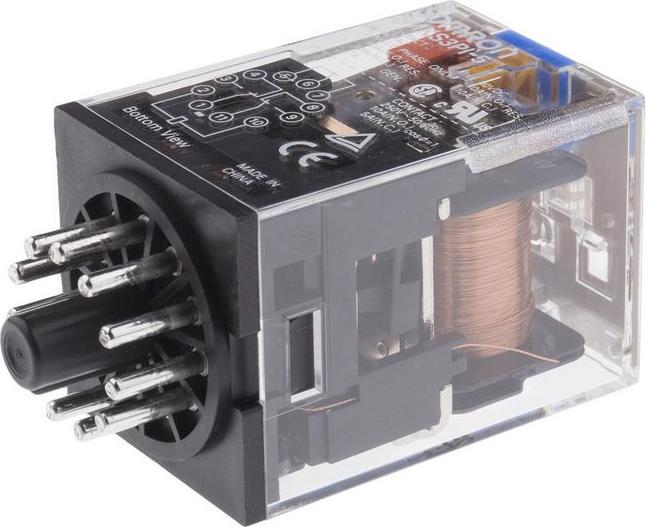 Produktbild Omron Industrial Automation Steckrelais 11-Stifte 10A 24VDC