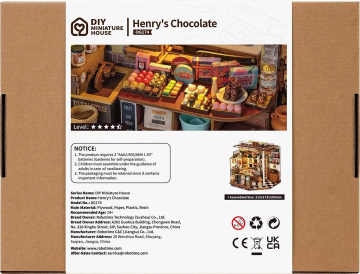 Produktbild Robotime Bausatz Henry's Chocolate