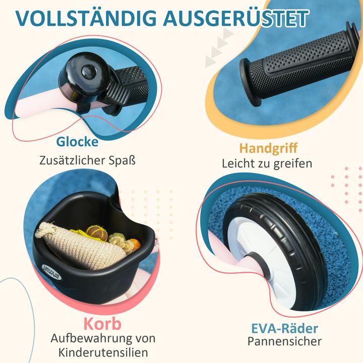 Produktbild Aiyaplay Dreirad mit Korb