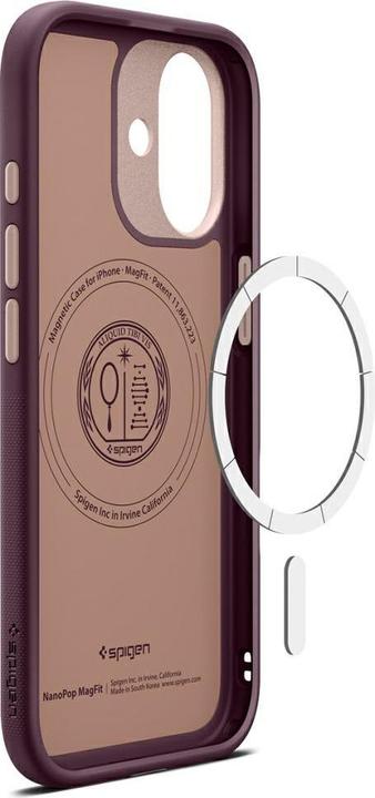 Produktbild Spigen - Caseology Nano Pop MagSafe - iPhone 17 - Burgundy Bean (Apple iPhone 17)