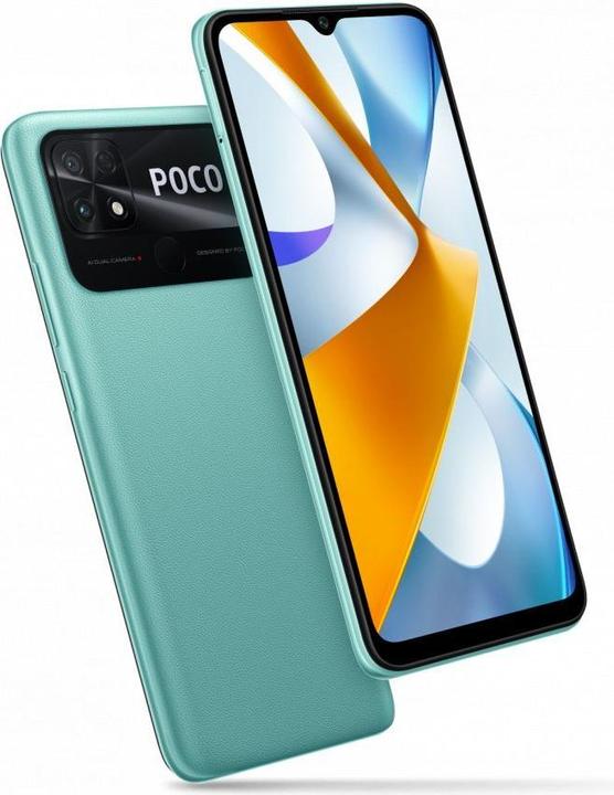 Actual product image Xiaomi Poco C40 (32 GB, Coral Green, 6.71", Dual SIM, 4G)