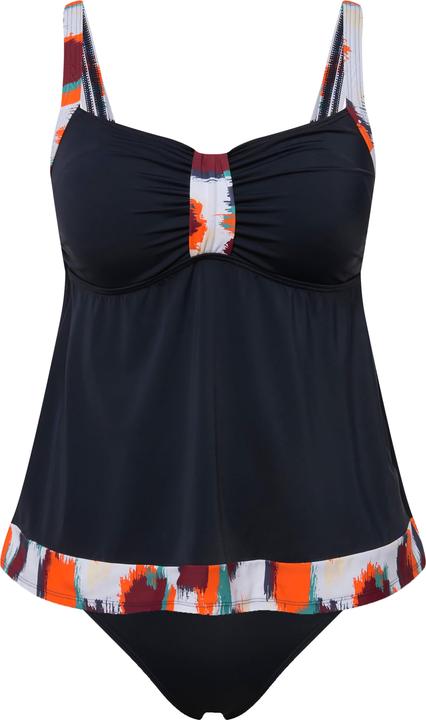 Produktbild Ulla Popken Tankini, Fleckenmuster, Softcups, Träger verstellbar (44 A)