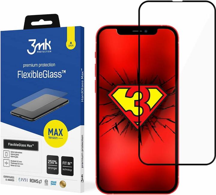 Produktbild 3MK FlexibleGlass Max Bildschirmschutz (1 Stk., Apple iPhone 13 Pro Max)