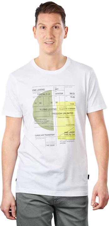 Actual product image Pme Legend Short Sleeve Jersey T-Shirt Crew Neck Bright Whit (M)