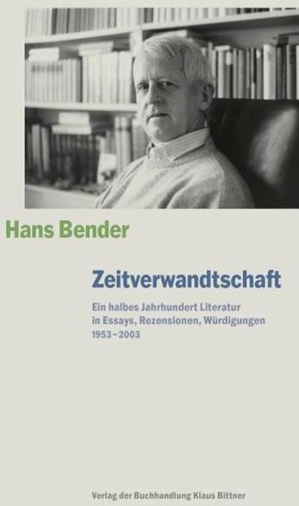 Produktbild Zeitverwandtschaft (Deutsch, Hans Bender, Walter Hörner, Horst Bürger, 2025)