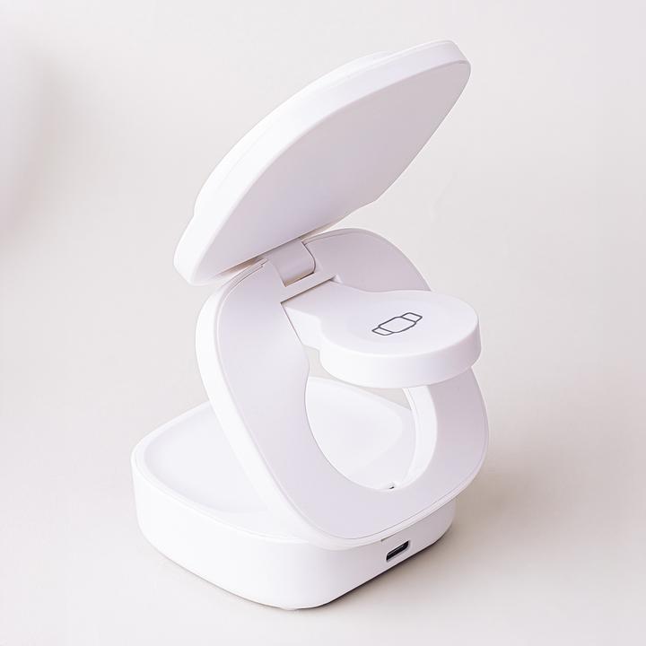 Actual product image Maxlife MXWC-06 magnetic wireless charger 15W white 3in1 (15 W)