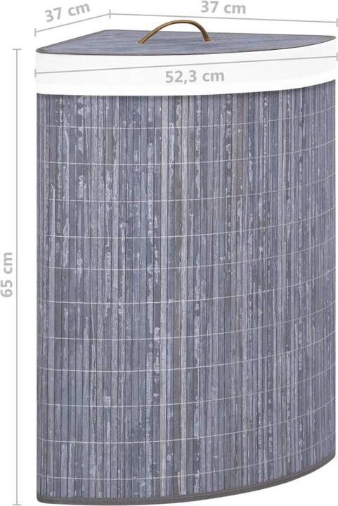 Produktbild vidaXL Eck-Wäschekorb (60 l)