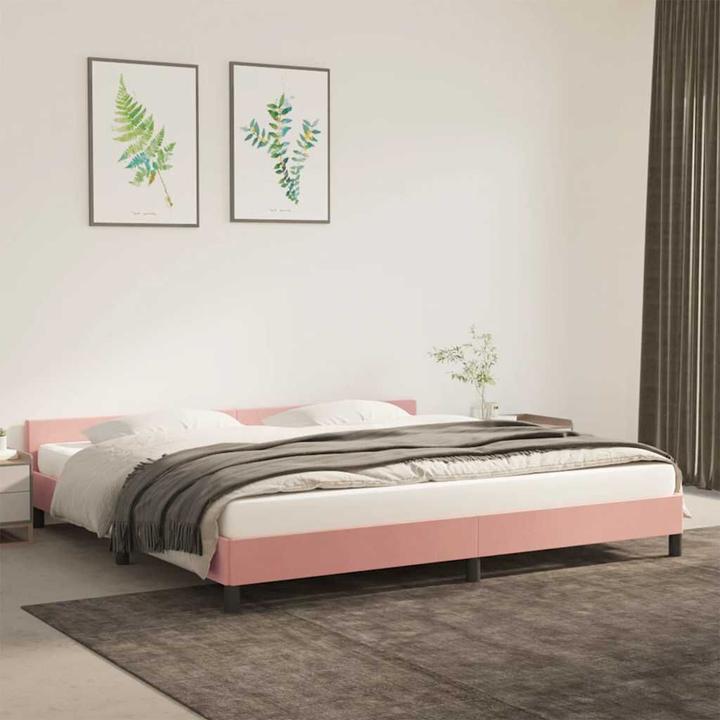 Image du produit vidaXL Bettgestell mit Kopfteil (200 x 200 cm)