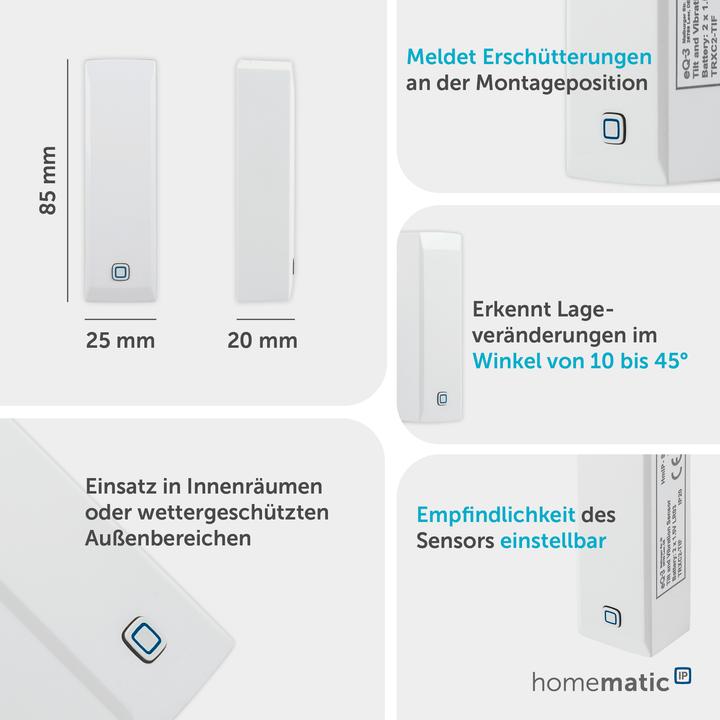 Immagine prodotto Homematic IP Neigungs- und Erschütterungssensor