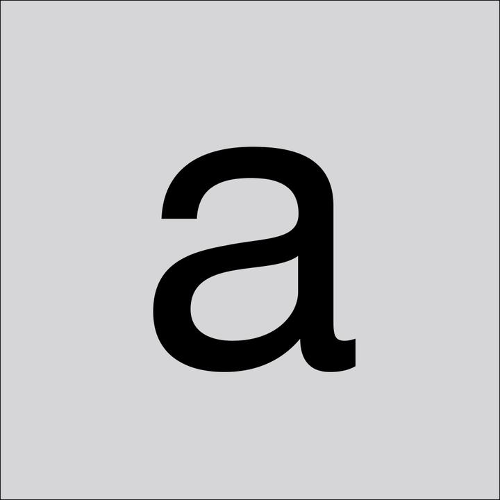 RZB Kleinbuchstabe A H100mm