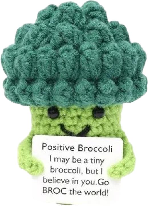 I Am Creative Positive Broccoli (10 cm)