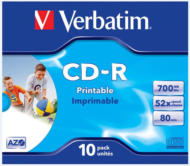 Produktbild Verbatim CD-R, 52x, 700MB/80min, 10er Pack (10 x)